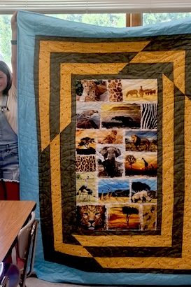 Dagny special border panel quilt